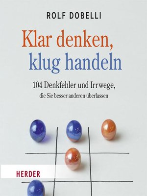 cover image of Klar Denken, klug Handeln